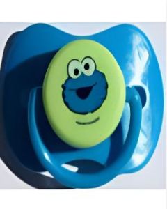 Sesame Street™ Cookie Monster on Royal Blue Guard Green Top Royal Blue Handle with Baby Blue Cookie Monster Clip! [3109d-a]