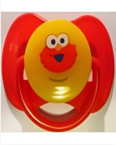 Sesame Street™ Red Guard Elmo Yellow FLAT Top w/ red Handle [3109e]