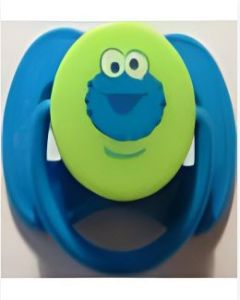 Sesame Street™ Royal Blue Guard Cookie Monster Green FLAT Top w/ Royal Blue Handle [3109f]